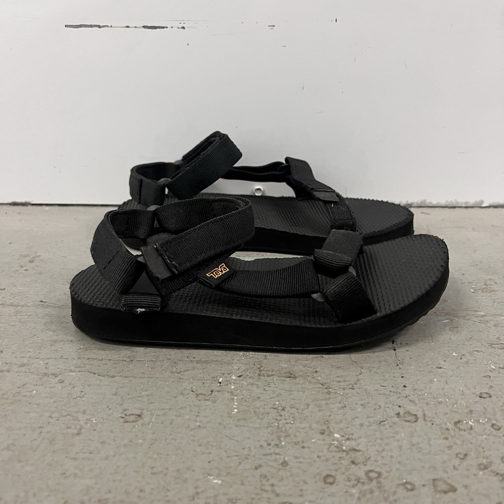 Teva Original Universal Black Sport‎ Sandals Women's Size 3 Comfort Adjustable